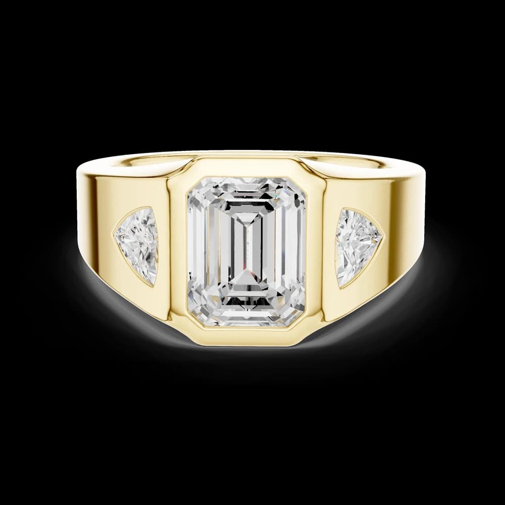 Snap Dragon Lab Grown Diamond Floating Eternity Ring - Image 6 Snap Dragon Lab Grown Diamond Floating Eternity Ring, view 6 of 9