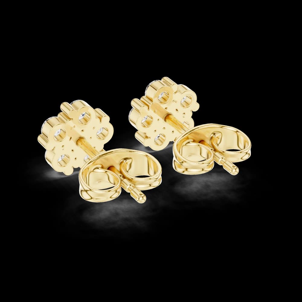 Soft Ember lab grown diamond earring design - Image 5 Soft Ember lab grown diamond earring design, view 5 of 5
