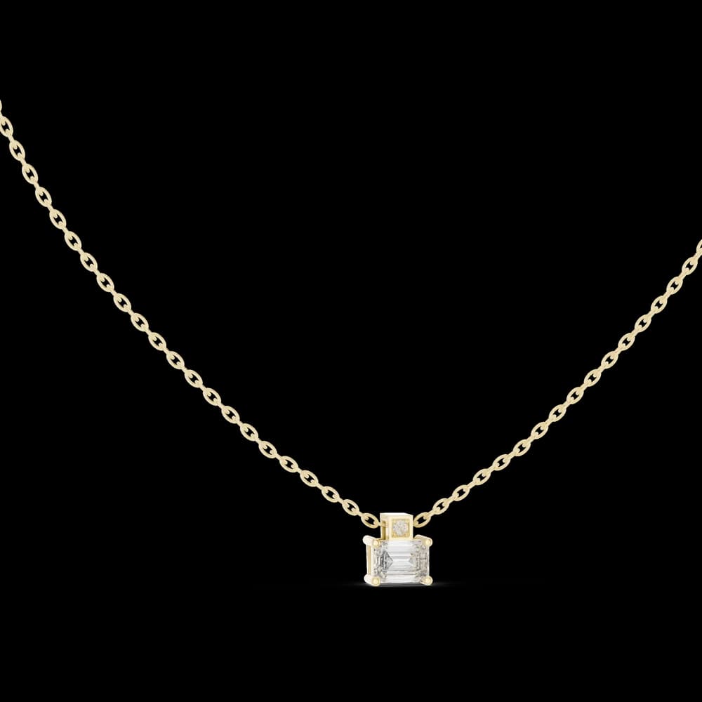 Soft Whisper lab grown diamond pendant - Image 3 Soft Whisper lab grown diamond pendant, view 3 of 6