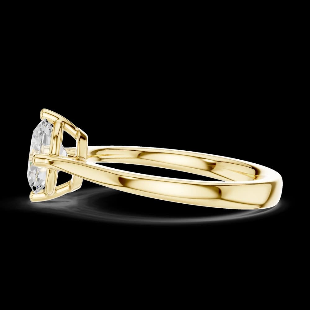 Solar Spark Lab Grown Solitaire Diamond Ring - Image 6 Solar Spark Lab Grown Solitaire Diamond Ring, view 6 of 6