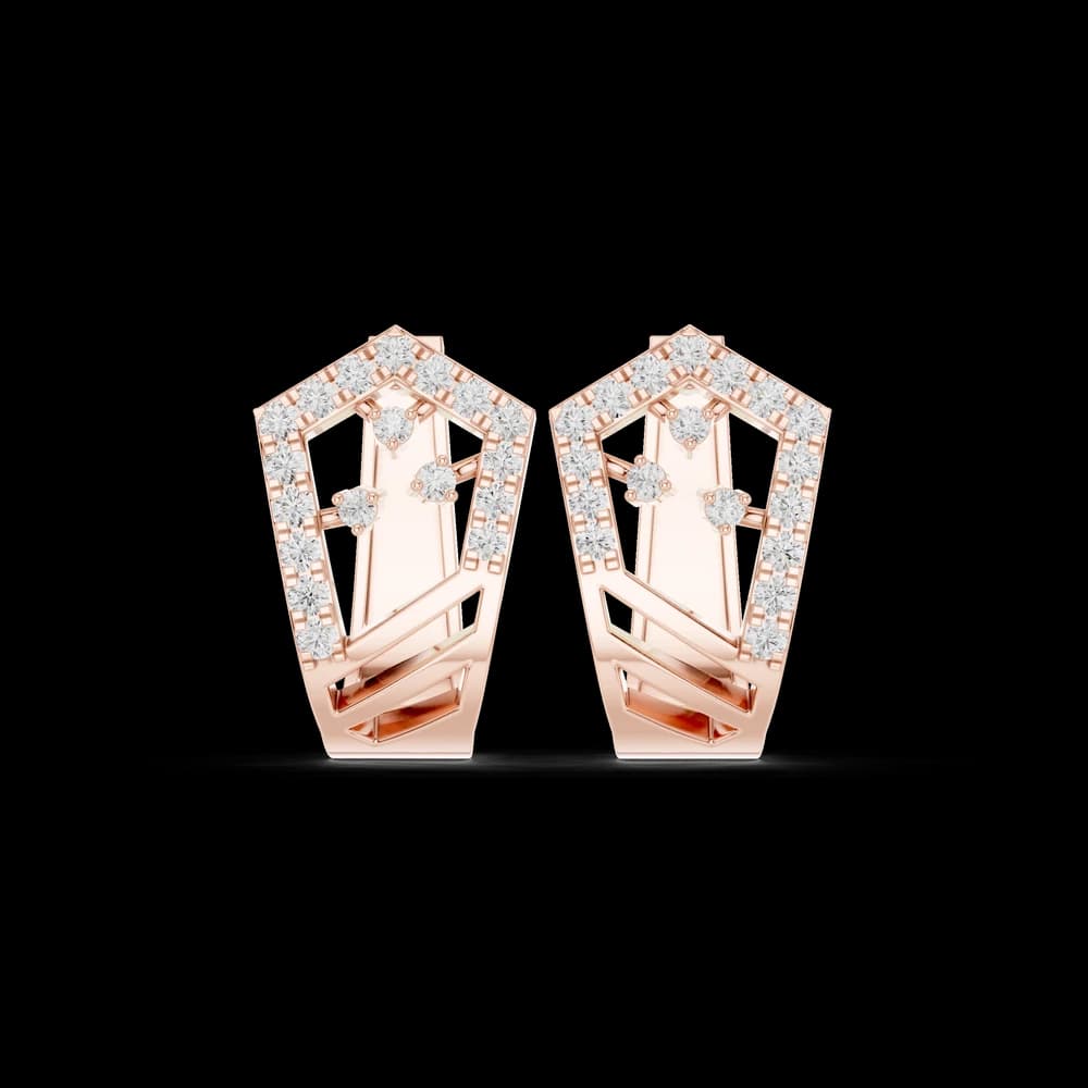 Sole Owner lab grown diamond earring design - Image 1 Sole Owner lab grown diamond earring design, view 1 of 6