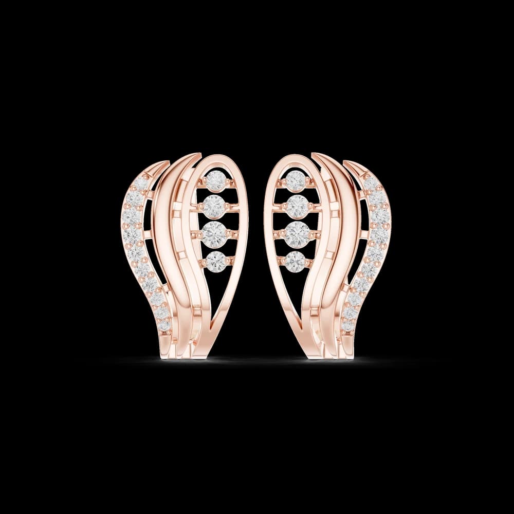 Radiant Crest Lab Grown Diamond Earrings Jewelry - Image 1 Radiant Crest Lab Grown Diamond Earrings Jewelry, view 1 of 6
