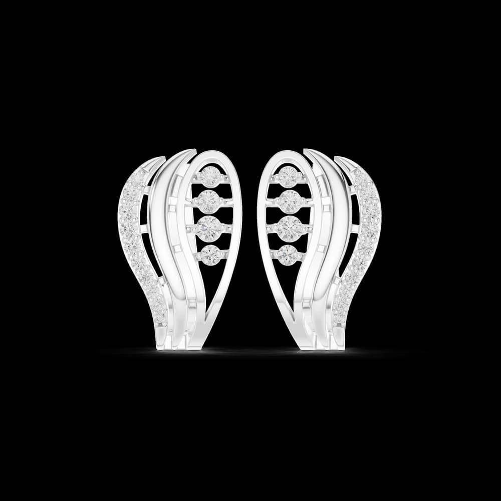 Radiant Crest Lab Grown Diamond Earrings Jewelry - Image 2 Radiant Crest Lab Grown Diamond Earrings Jewelry, view 2 of 6
