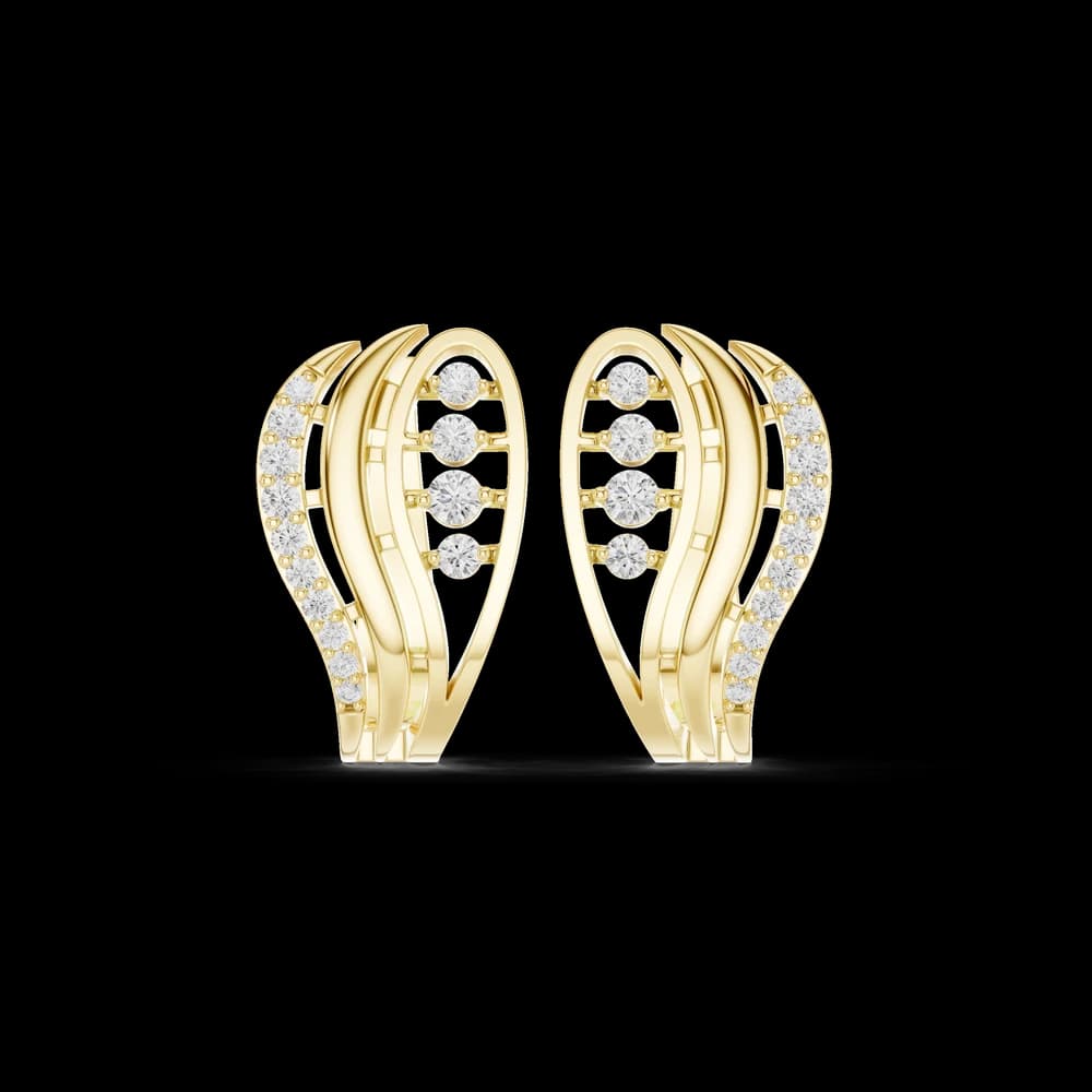 Radiant Crest Lab Grown Diamond Earrings Jewelry - Image 3 Radiant Crest Lab Grown Diamond Earrings Jewelry, view 3 of 6