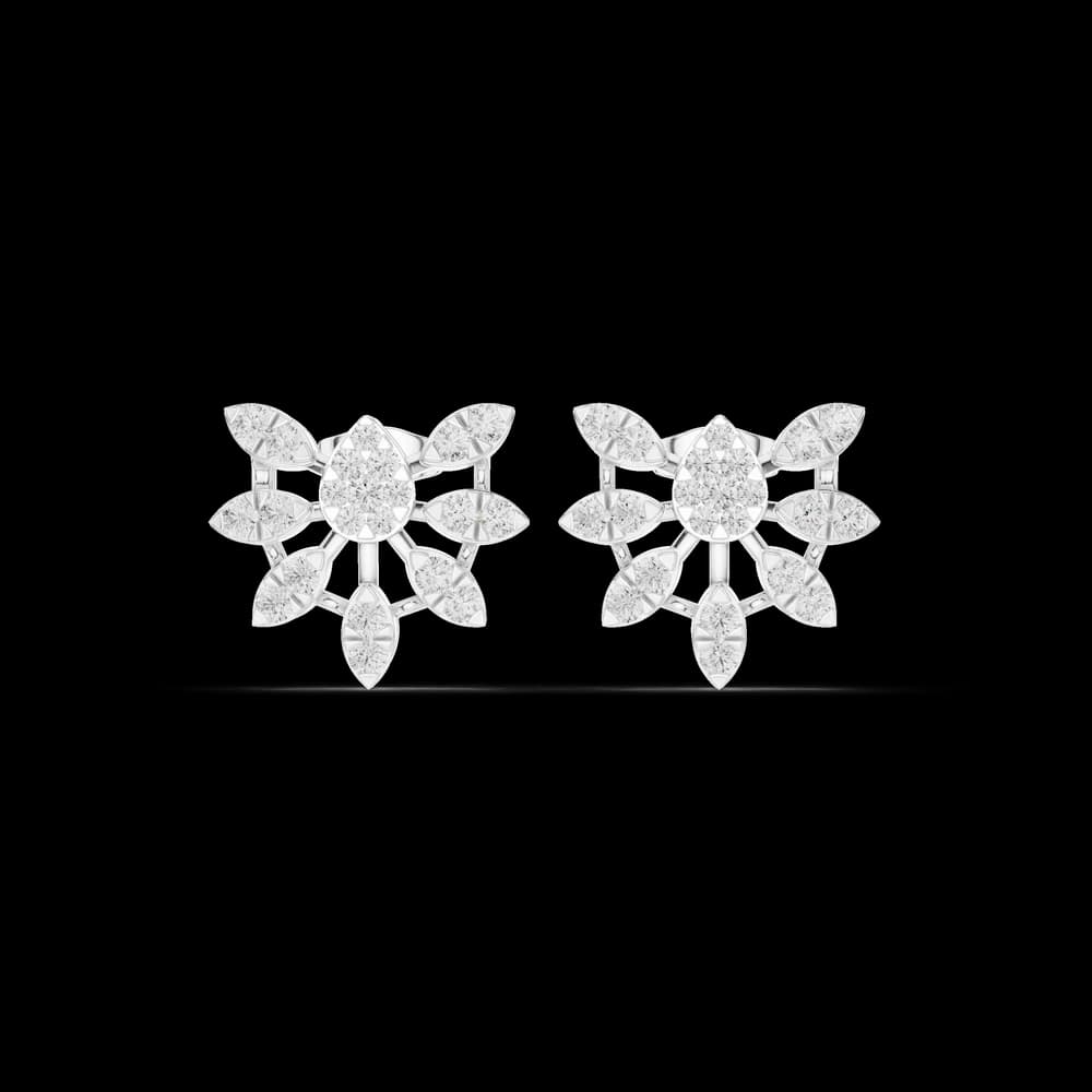 Solstice Ray Lab Grown Diamond Earrings Hoops - Image 2 Solstice Ray Lab Grown Diamond Earrings Hoops, view 2 of 6