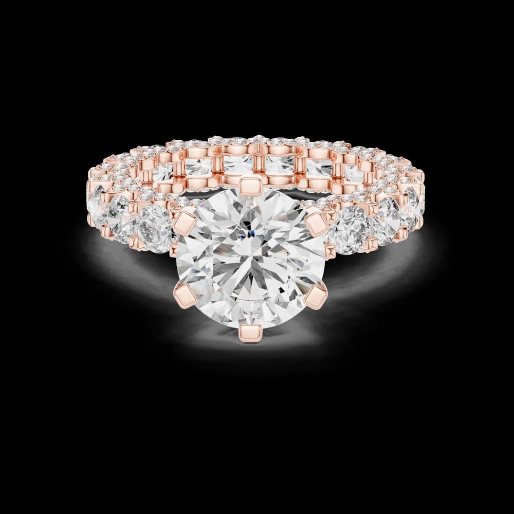 Full Eternity Round Lab Grown Diamond Ring - Image 1 Full Eternity Round Lab Grown Diamond Ring, view 1 of 6