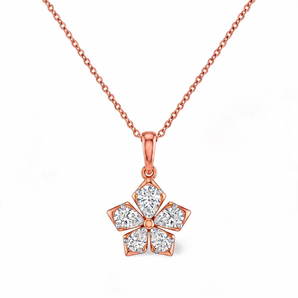 Sophisticated Princess Cut Lab Grown Diamond Pendant - Image 2 Sophisticated Princess Cut Lab Grown Diamond Pendant, view 2 of 5