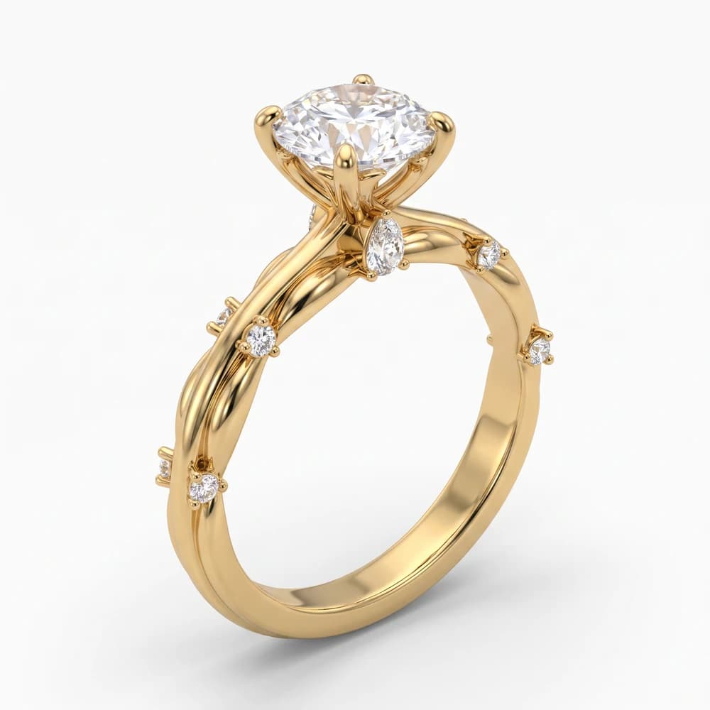 The Windsor Vine lab grown diamond Ring - Image 1 The Windsor Vine lab grown diamond Ring , view 1 of 5