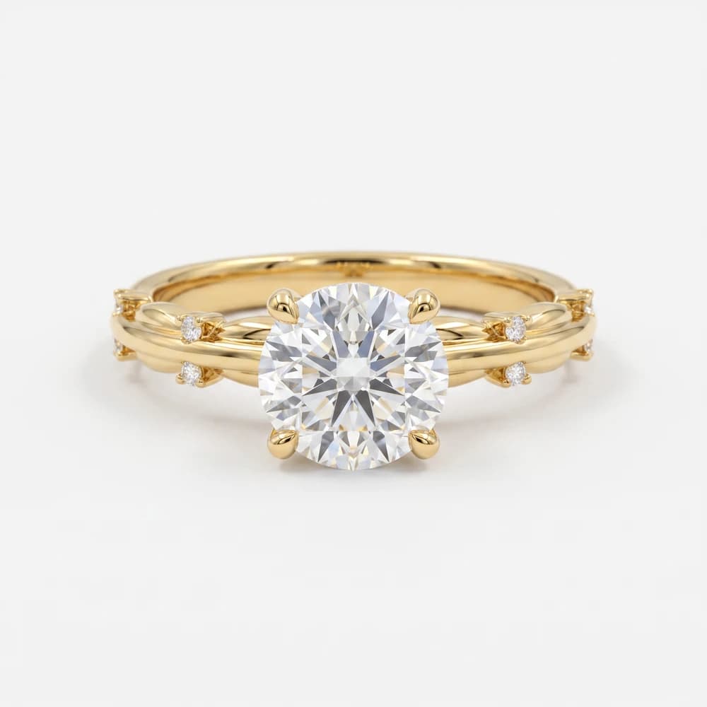The Windsor Vine lab grown diamond Ring - Image 2 The Windsor Vine lab grown diamond Ring , view 2 of 5