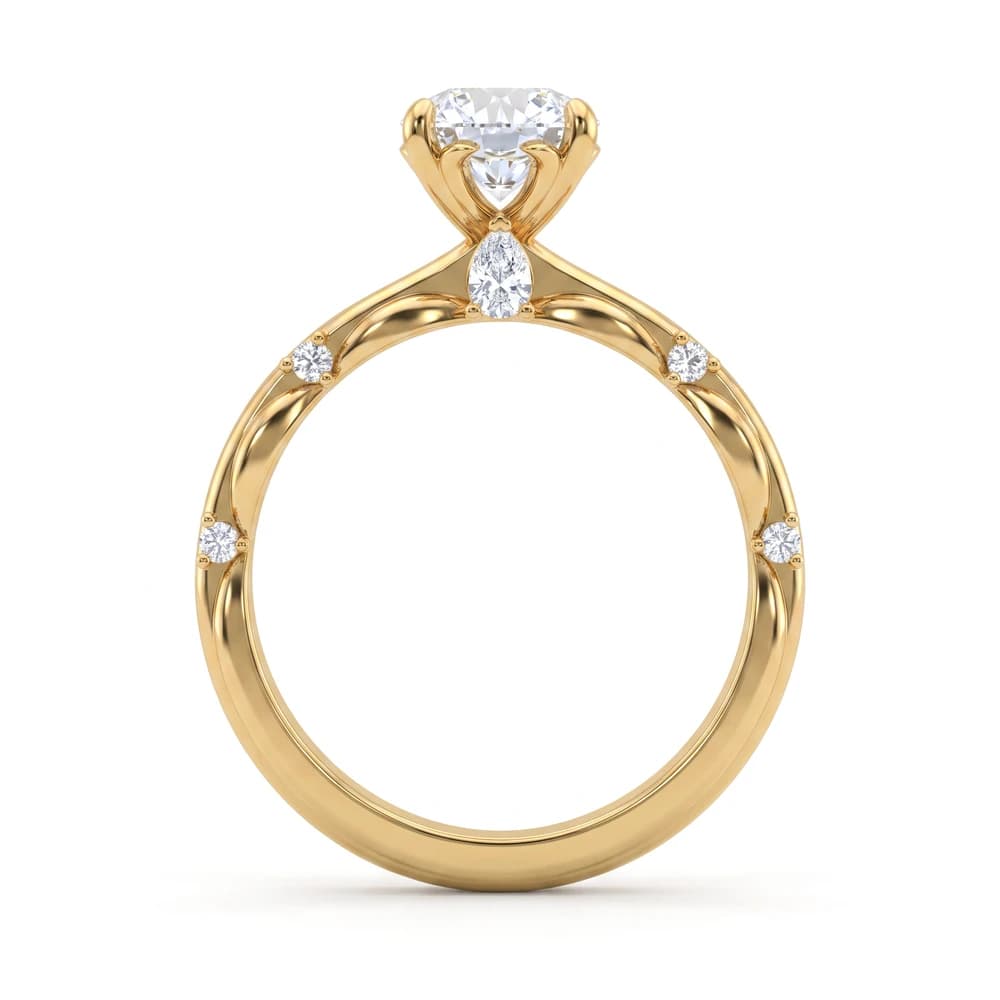 The Windsor Vine lab grown diamond Ring - Image 5 The Windsor Vine lab grown diamond Ring , view 5 of 5