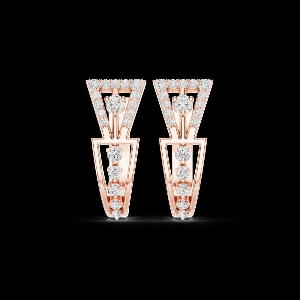 Soul Mate lab grown diamond earring design - Image 1 Soul Mate lab grown diamond earring design, view 1 of 6