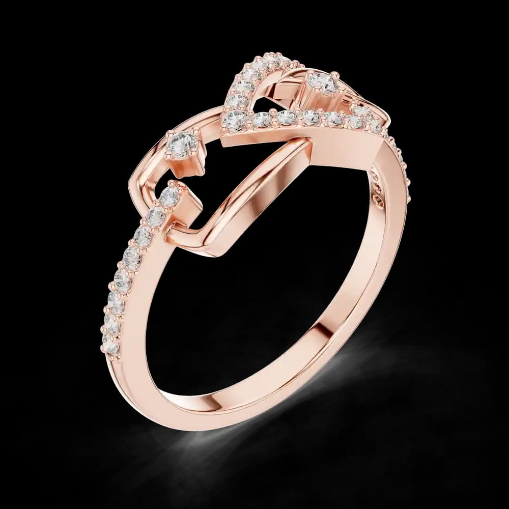 Spectacular Lab grown diamond ring piece - Image 1 Spectacular Lab grown diamond ring piece, view 1 of 1