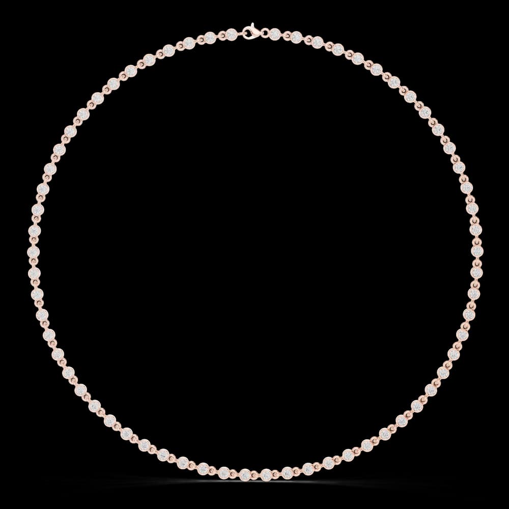 Splendid Circular Diamond Lab Grown Necklace - Image 1 Splendid Circular Diamond Lab Grown Necklace, view 1 of 6