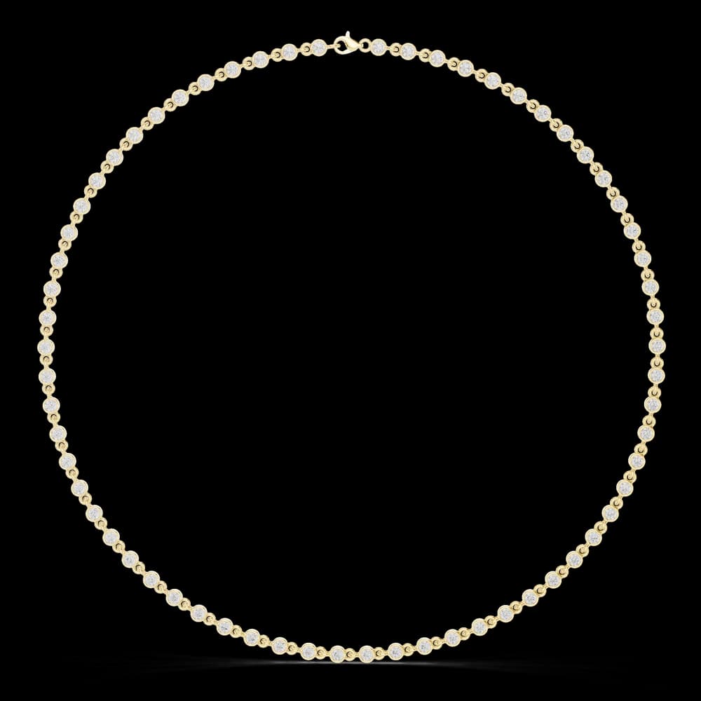 Splendid Circular Diamond Lab Grown Necklace - Image 3 Splendid Circular Diamond Lab Grown Necklace, view 3 of 6