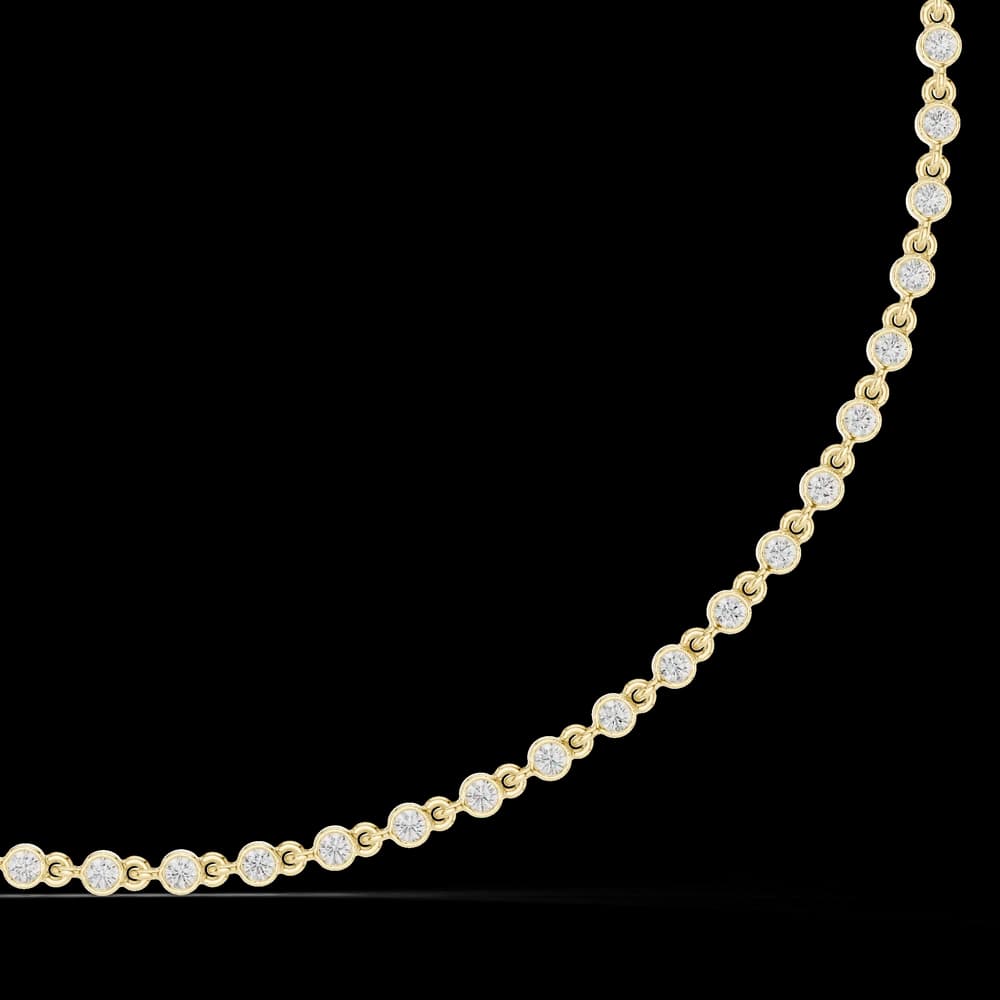 Splendid Circular Diamond Lab Grown Necklace - Image 6 Splendid Circular Diamond Lab Grown Necklace, view 6 of 6