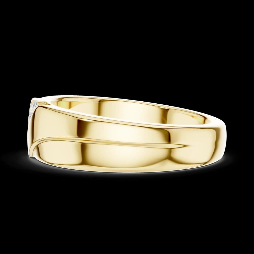 Diagonal Channel Set Four-Stone Diamond Ring - Image 6 Diagonal Channel Set Four-Stone Diamond Ring, view 6 of 6