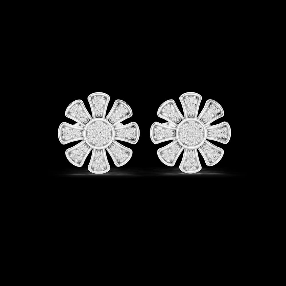 Starlit Gleam lab grown diamond earring design - Image 2 Starlit Gleam lab grown diamond earring design, view 2 of 6