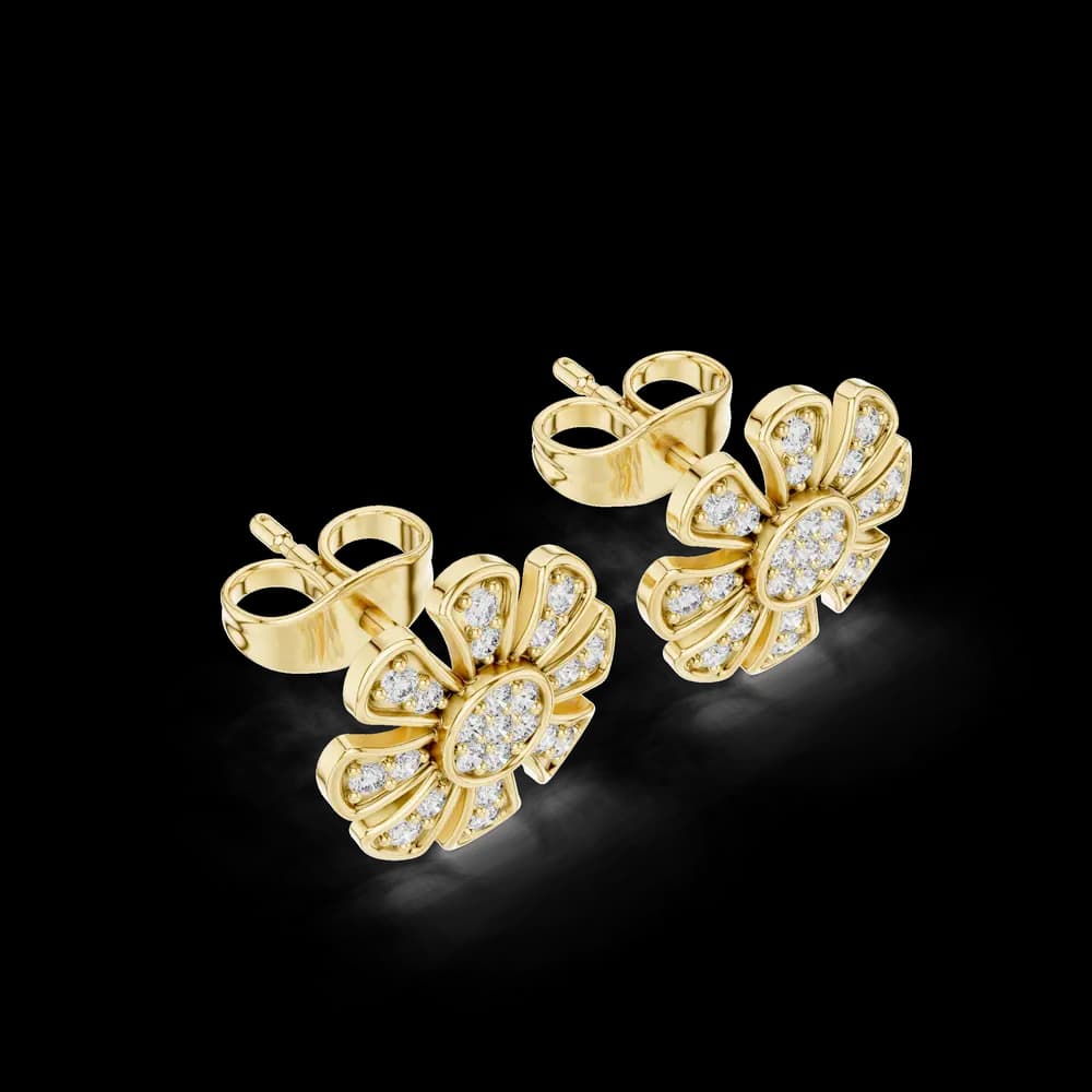 Starlit Gleam lab grown diamond earring design - Image 5 Starlit Gleam lab grown diamond earring design, view 5 of 6