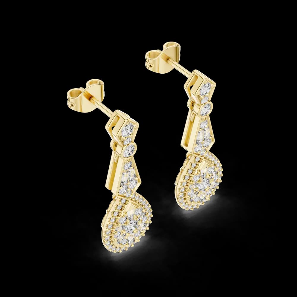 Starlit Lab grown diamond Earrings piece - Image 3 Starlit Lab grown diamond Earrings piece, view 3 of 6