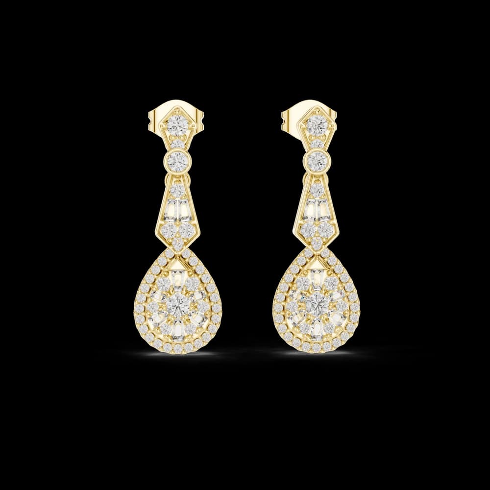 Starlit Lab grown diamond Earrings piece - Image 5 Starlit Lab grown diamond Earrings piece, view 5 of 6