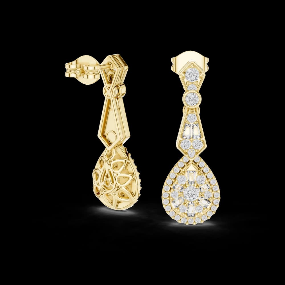 Starlit Lab grown diamond Earrings piece - Image 6 Starlit Lab grown diamond Earrings piece, view 6 of 6