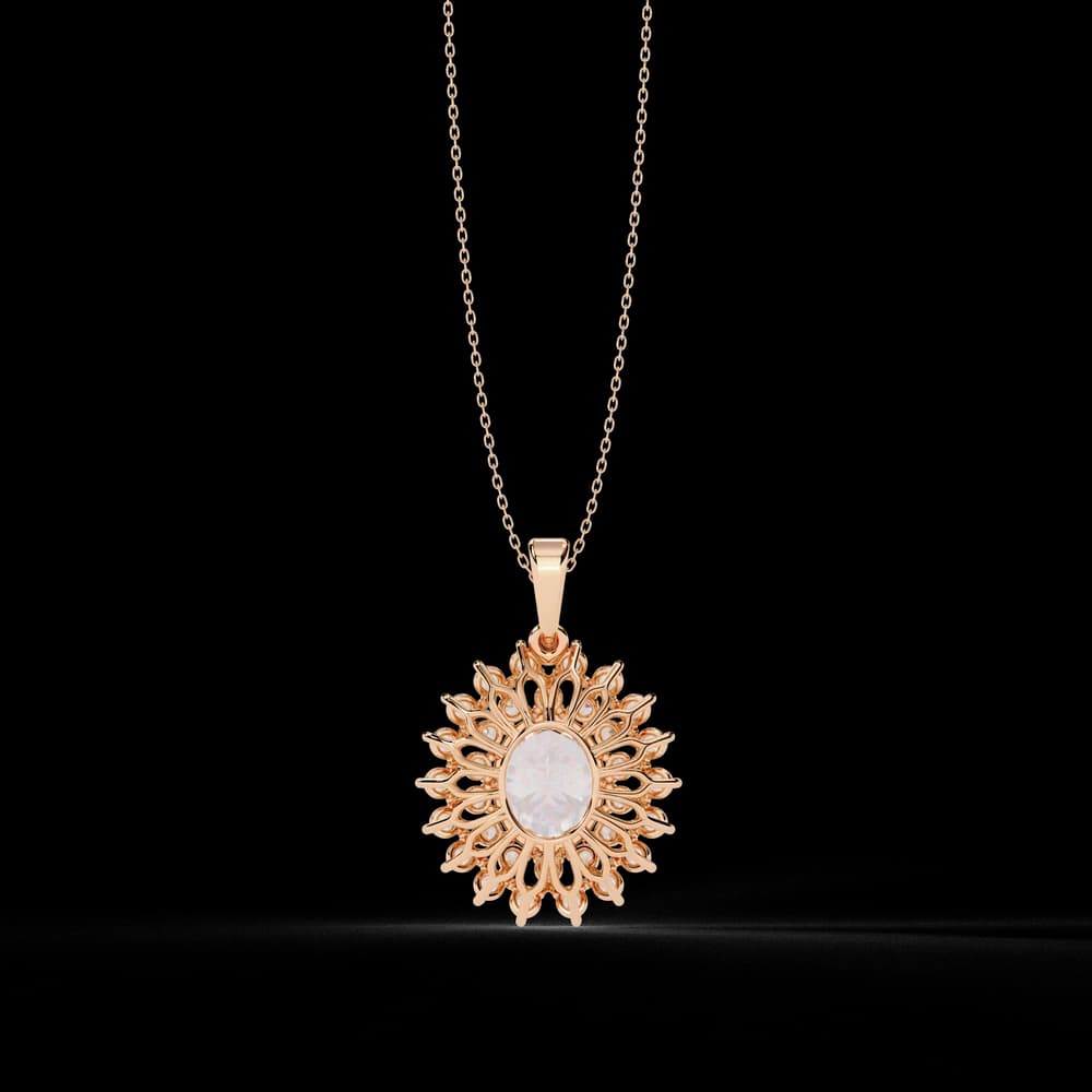 Statement Lab Grown Diamond Pendant Necklace - Image 2 Statement Lab Grown Diamond Pendant Necklace, view 2 of 4
