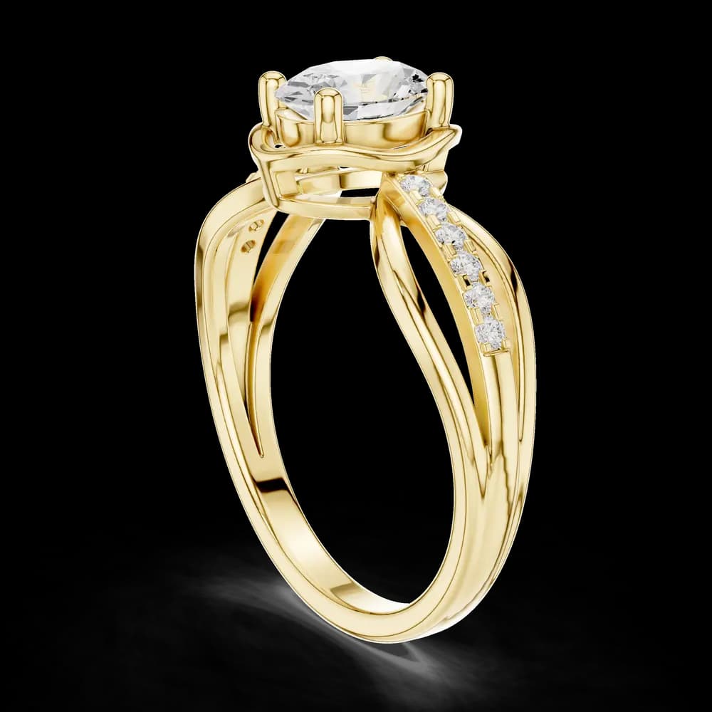 Stellar Oval Lab Grown Diamond Ring - Image 4 Stellar Oval Lab Grown Diamond Ring, view 4 of 6