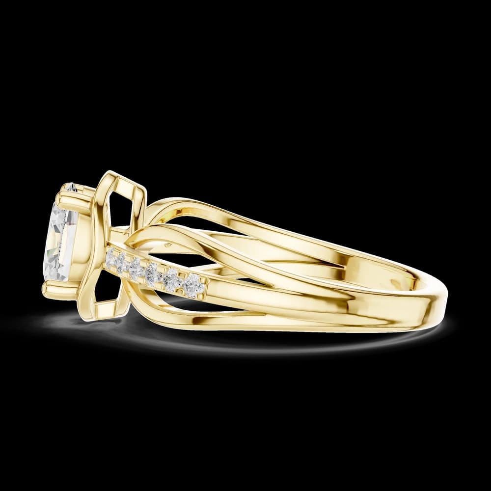 Stellar Oval Lab Grown Diamond Ring - Image 6 Stellar Oval Lab Grown Diamond Ring, view 6 of 6