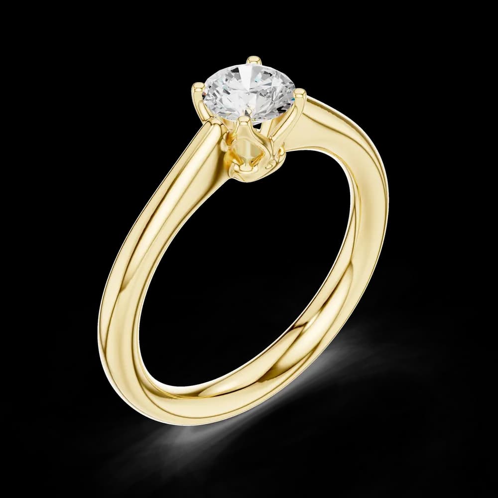 Stone Shadow Lab Grown Diamond Ring - Image 5 Stone Shadow Lab Grown Diamond Ring, view 5 of 6