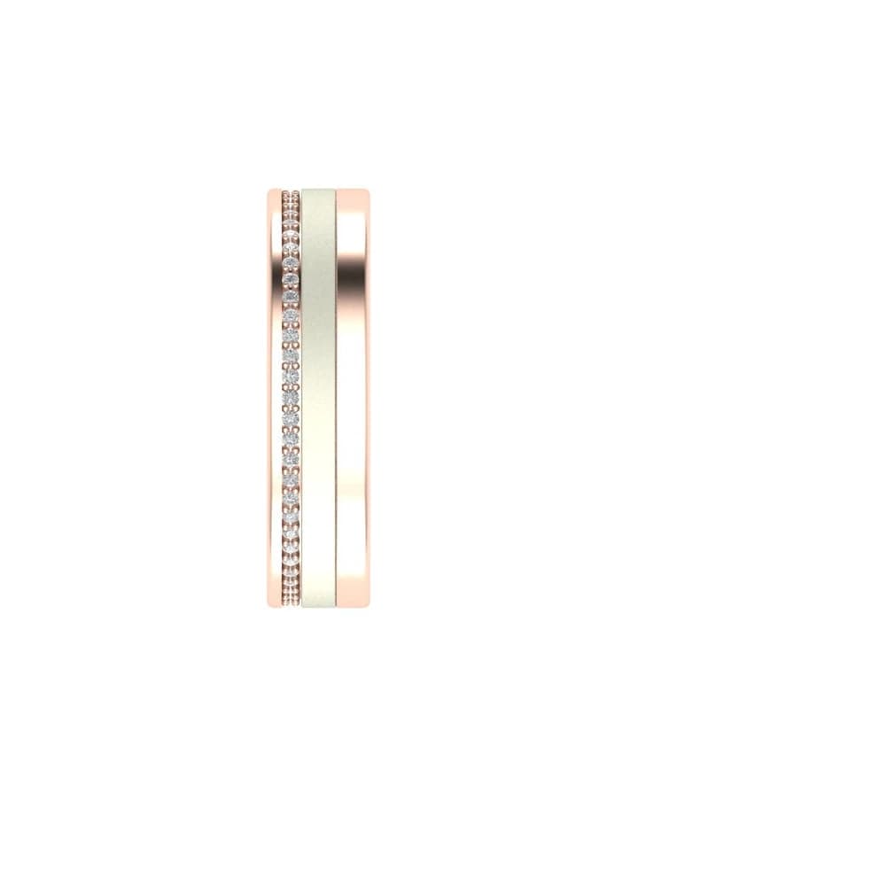 Stria Luxe Men's Lab Grown Diamond Ring - Image 4 Stria Luxe Men's Lab Grown Diamond Ring, view 4 of 4