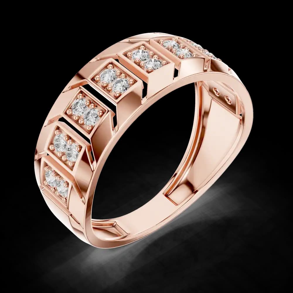 Striking Lab grown diamond ring style - Image 1 Striking Lab grown diamond ring style, view 1 of 1