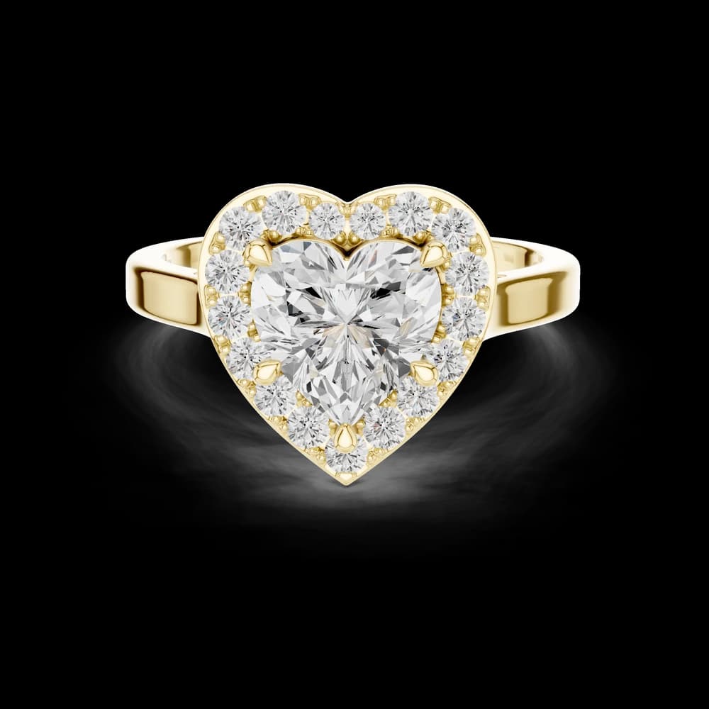 Structured Crown Lab Grown Diamond Ring - Image 3 Structured Crown Lab Grown Diamond Ring, view 3 of 6