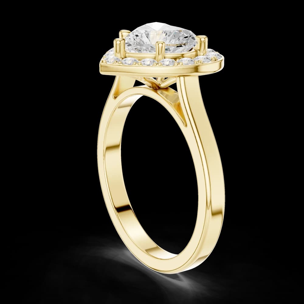 Structured Crown Lab Grown Diamond Ring - Image 4 Structured Crown Lab Grown Diamond Ring, view 4 of 6