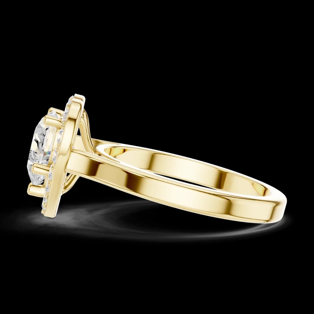 Structured Crown Lab Grown Diamond Ring - Image 6 Structured Crown Lab Grown Diamond Ring, view 6 of 6
