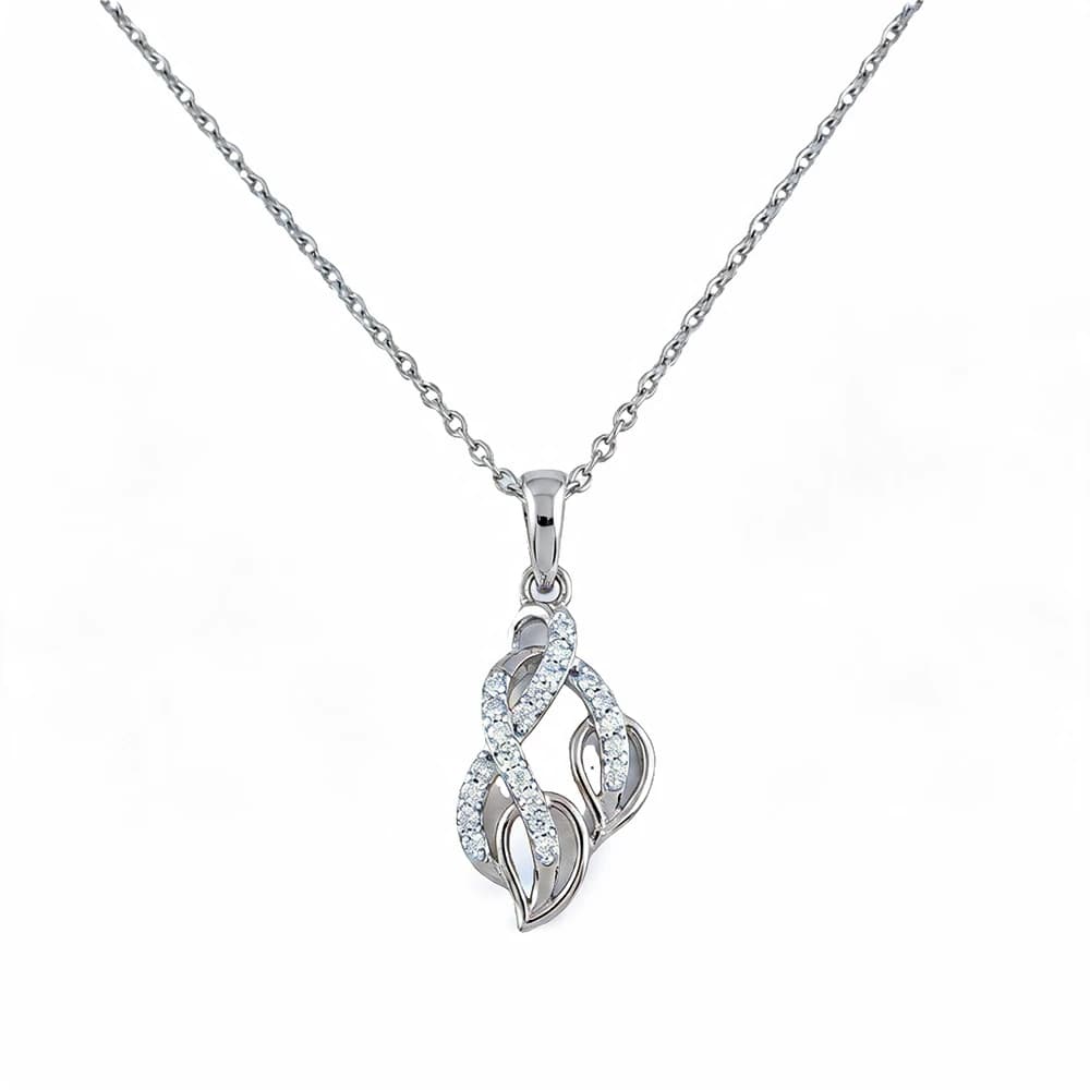 Stunning Halo Necklace Lab Grown Diamond Pendant - Image 4 Stunning Halo Necklace Lab Grown Diamond Pendant, view 4 of 5