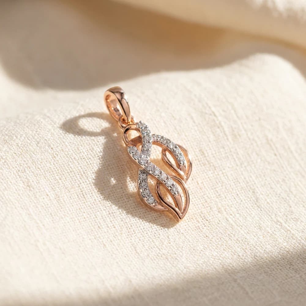 Stunning Halo Necklace Lab Grown Diamond Pendant - Image 5 Stunning Halo Necklace Lab Grown Diamond Pendant, view 5 of 5