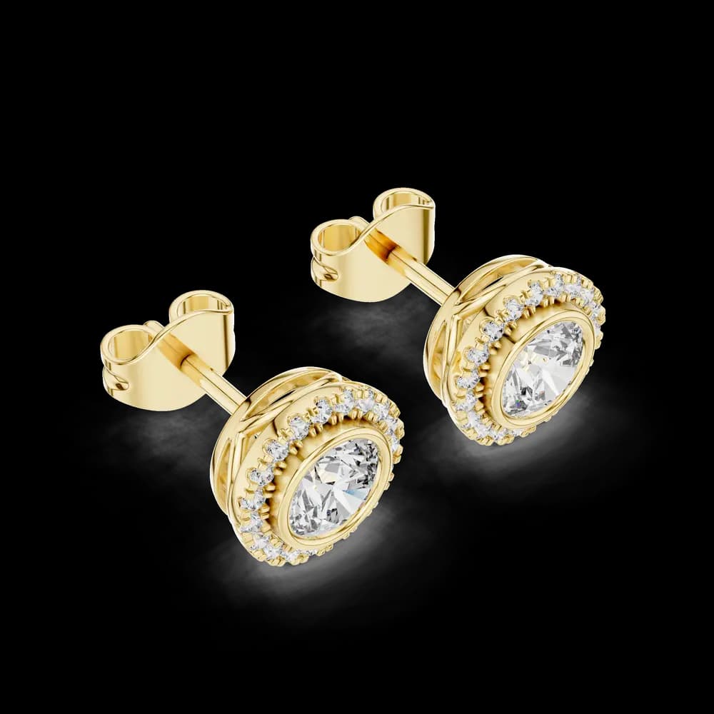 Stupefying Lab grown diamond Earrings style - Image 5 Stupefying Lab grown diamond Earrings style, view 5 of 6