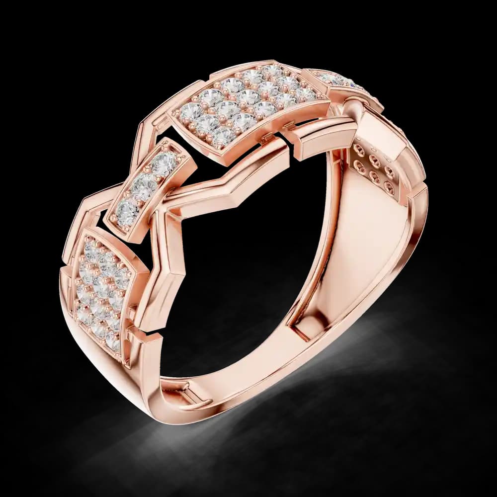 Sublime Lab grown diamond ring band - Image 1 Sublime Lab grown diamond ring band, view 1 of 1
