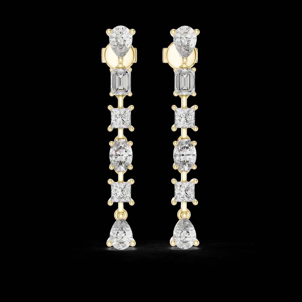 Subtle Dot Lab Grown Diamond Earrings - Image 1 Subtle Dot Lab Grown Diamond Earrings, view 1 of 4
