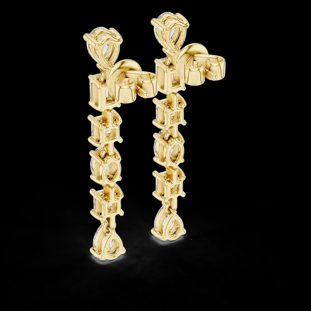 Subtle Dot Lab Grown Diamond Earrings - Image 4 Subtle Dot Lab Grown Diamond Earrings, view 4 of 4