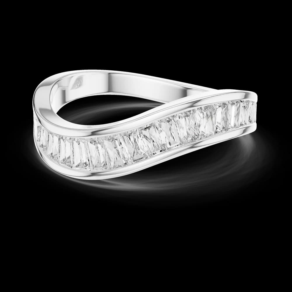 Subtle Tapered Lab grown diamond Ring - Image 2 Subtle Tapered Lab grown diamond Ring, view 2 of 5