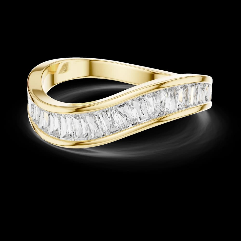 Subtle Tapered Lab grown diamond Ring - Image 3 Subtle Tapered Lab grown diamond Ring, view 3 of 5