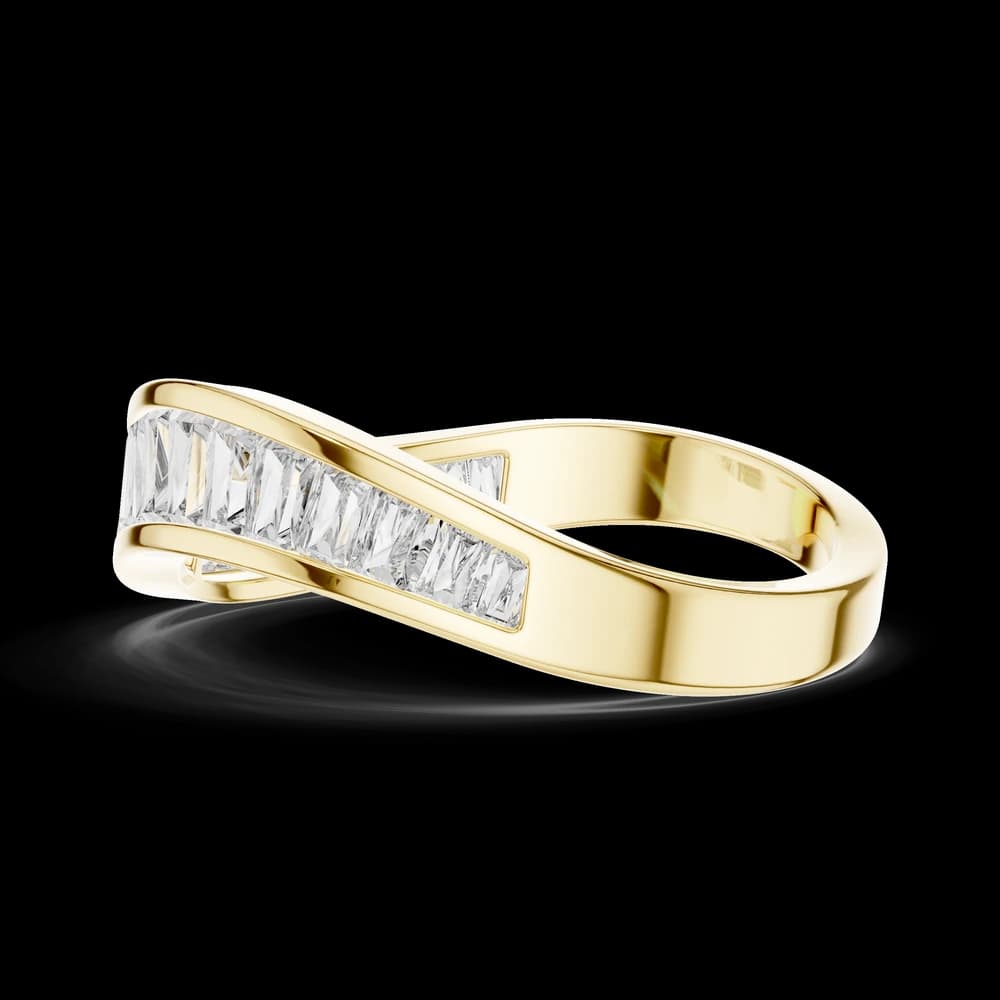 Subtle Tapered Lab grown diamond Ring - Image 5 Subtle Tapered Lab grown diamond Ring, view 5 of 5