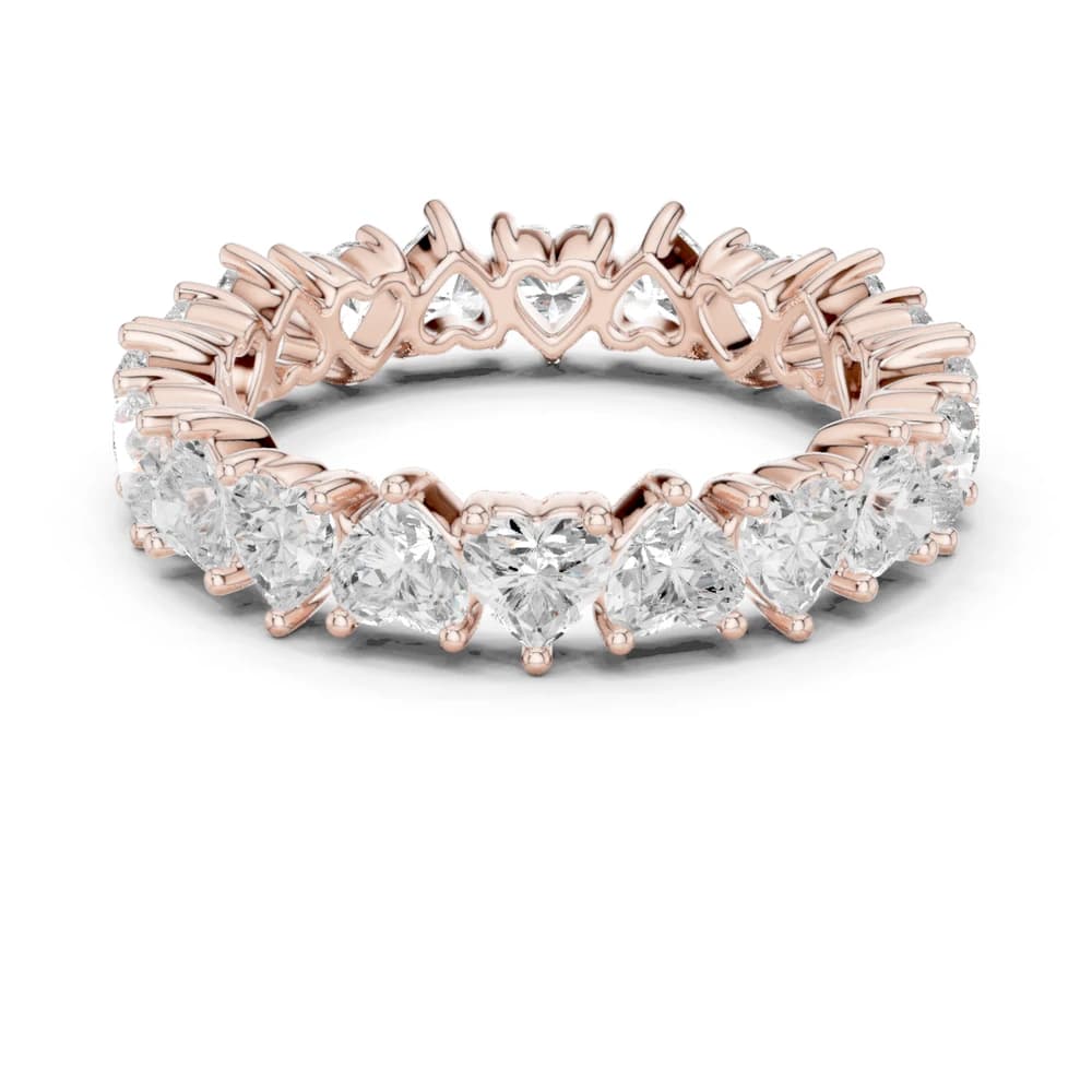 Prong-Set Heart Lab Grown Diamond Ring - Image 1 Prong-Set Heart Lab Grown Diamond Ring, view 1 of 9