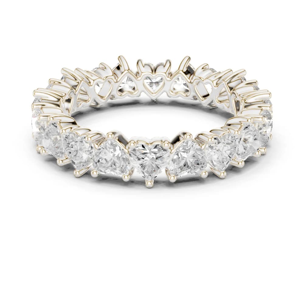 Prong-Set Heart Lab Grown Diamond Ring - Image 2 Prong-Set Heart Lab Grown Diamond Ring, view 2 of 9
