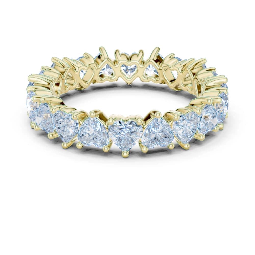 Prong-Set Heart Lab Grown Diamond Ring - Image 3 Prong-Set Heart Lab Grown Diamond Ring, view 3 of 9