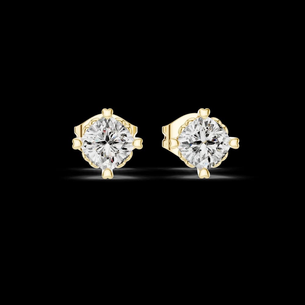 Sunlit Lab grown diamond Earrings motif - Image 5 Sunlit Lab grown diamond Earrings motif, view 5 of 6
