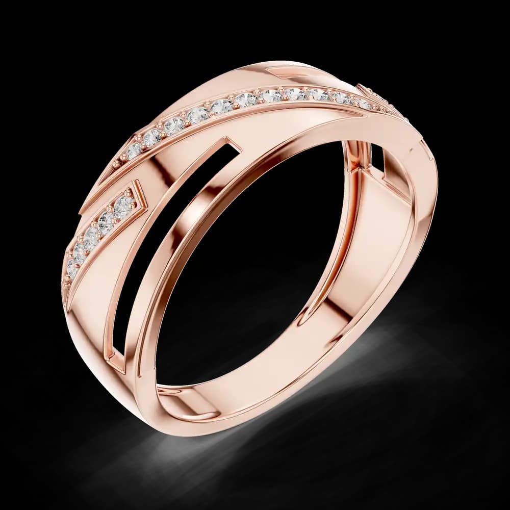 Swanky Lab grown diamond ring piece - Image 1 Swanky Lab grown diamond ring piece, view 1 of 1
