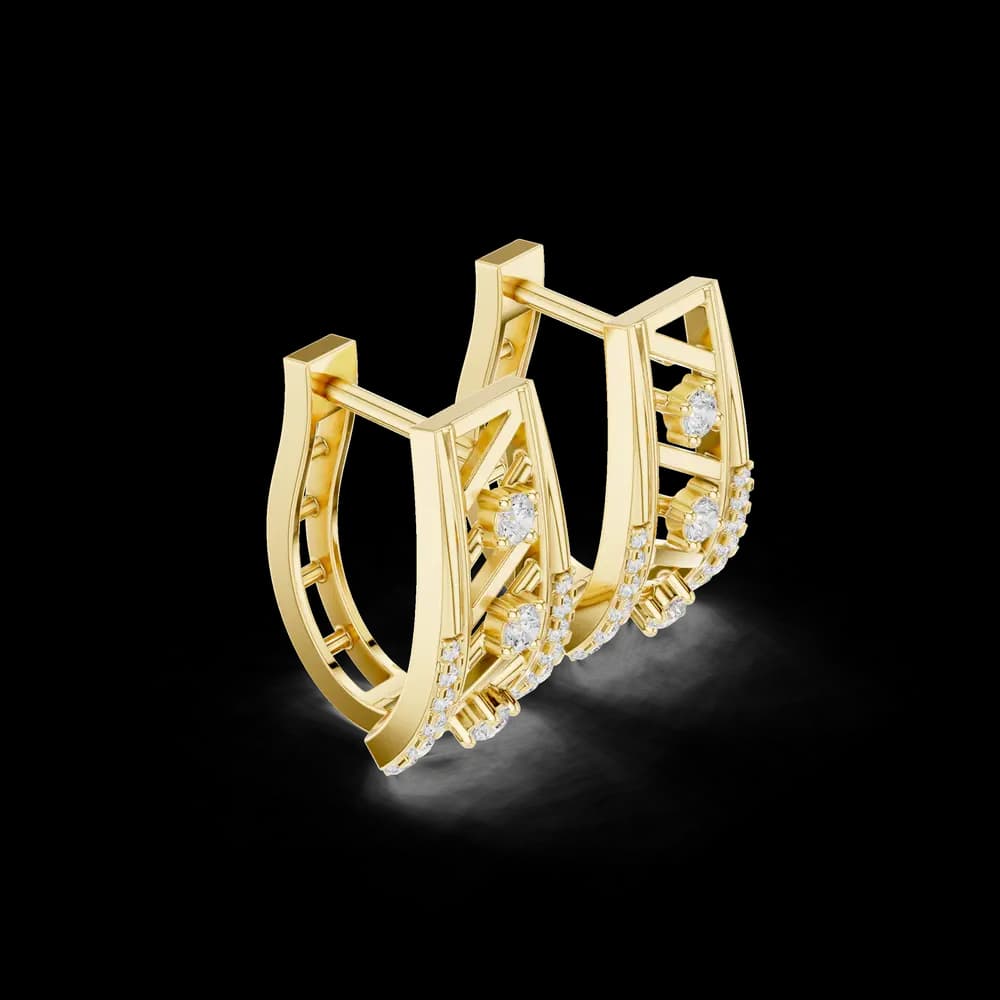 Sweet Treat lab grown diamond earring design - Image 4 Sweet Treat lab grown diamond earring design, view 4 of 6