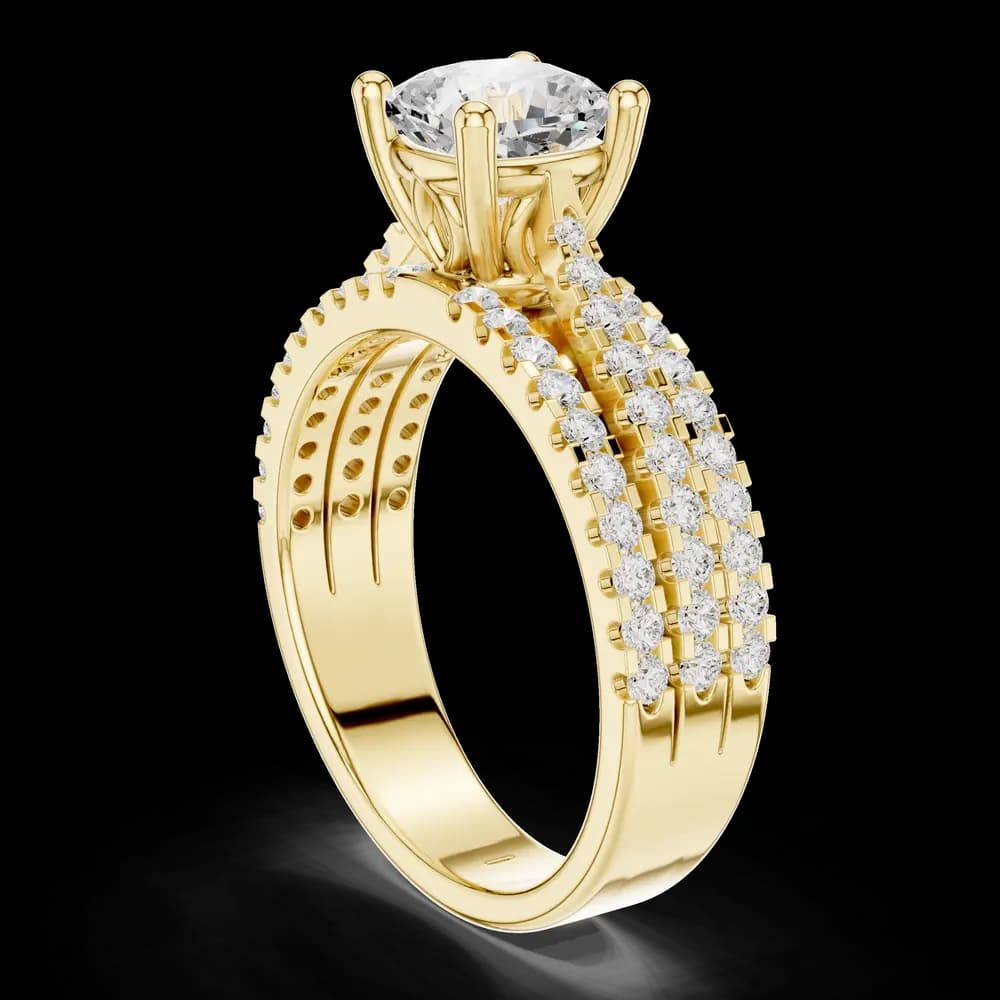 Sylvan Shadow Lab Grown Diamond Ring - Image 4 Sylvan Shadow Lab Grown Diamond Ring, view 4 of 6